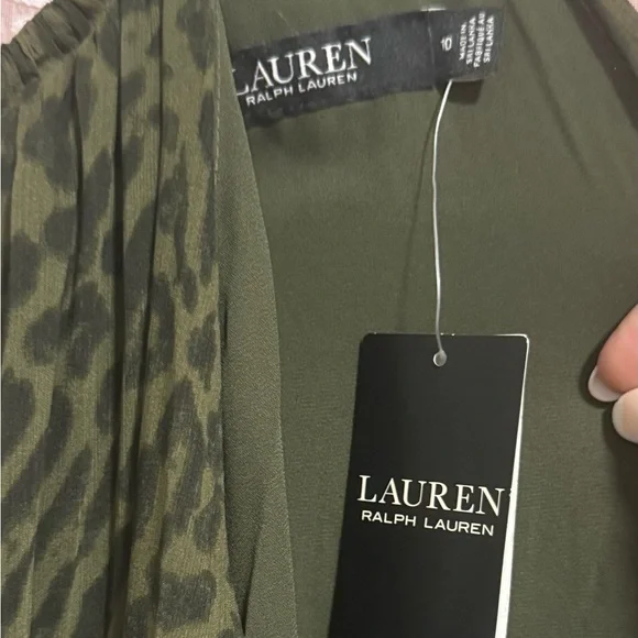 Ralph Lauren Green and Black Maxi Dress - Picture 3 of 8